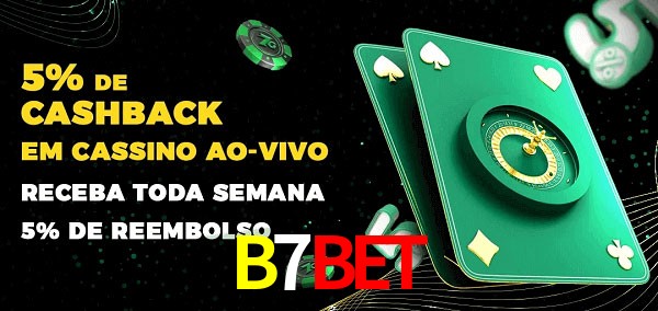 Promoções do cassino ao Vivo B7Bet